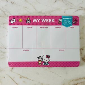 HELLO KITTY Weekly Desk Pad Planner